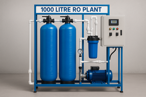 Sistema de Purificación de Agua Industrial de 1000 l/h con Ósmosis Inversa, Planta de Filtración RO, Sistema de Tratamiento de Agua por Ósmosis Inversa de Gran Capacidad con UV - Product Image 3