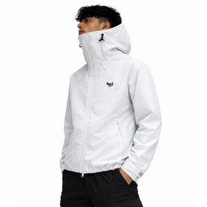 Men Hooded Waterproof Jacket Windproof Outdoor Streetwear Jacket Lightweight Custom OEM Wholesale Supplier USA - Product Image 4