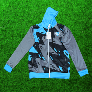 Custom Summer Windproof Reversible Tracksuit for Men Full-Zip Hoodie Jogger Pants <b>Two</b>-<b>Piece</b> Sportswear <b>Set</b> Sublimated Print 100% - Product Image 2