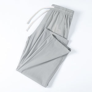 Pantalon Baggy Homme en Denim Coton Épais avec Coutures Contrastantes, Coupe Droite Décontractée, Style Skater, avec Poches, Type Jogger - Product Image 3