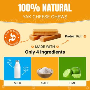Friandises à mâcher pour chiens au lait de yak de l'Himalaya OEM ODM, Nuggets riches en protéines, saveur longue durée, pour la santé des articulations et dentaire, approvisionnement en vrac - Product Image 5