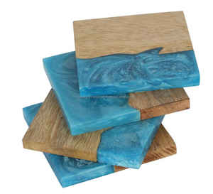 Sous-verre en bois et résine de meilleure qualité - Product Image 1