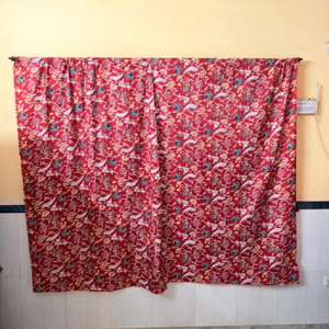 Panneau de rideau en coton botanique avec motif imprimé bohème pour la décoration intérieure du salon et de la chambre - Product Image 5