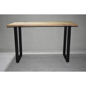 Juego de Mesa y Taburetes de Bar de Madera Maciza Estilo Rústico, Muebles de Bar Duraderos para Restaurante, Cafetería, Pub y Hogar - Product Image 1