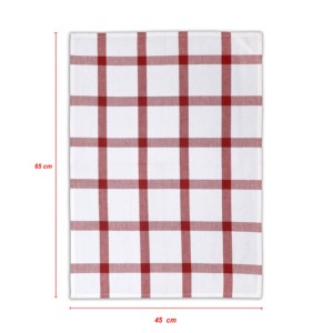 Ensemble de torchons de cuisine à carreaux de Noël en coton 100% de haute qualité, séchage rapide, taille personnalisable à bas prix - Product Image 5