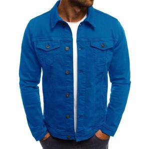 2025 New Men Motorcycle Jeans Jackets Mens Causal Oversized Cotton Casual Black Blue <b>Denim</b> Jacket Man Outerwear <b>Coat</b> - Product Image 5