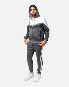 Chándal para hombre, ropa deportiva y para correr, ropa deportiva elegante, chándal para hombre, conjunto cómodo y a la moda, corte ajustado. - Product Image 5