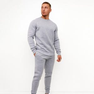 Conjuntos Deportivos de 2 Piezas para Hombre, Estilo Urbano, Estampados, Sudadera con Cuello Redondo y Pantalones Deportivos, 100% Algodón Felpa, Venta al Por Mayor - Product Image 6