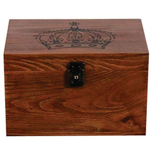 Handmade Crown Engraved Wooden Ashes Urn <b>Box</b> Decorative Rosewood Cremation <b>Keepsake</b> <b>Box</b> Urns for Human Ashes <b>Memorial</b> Urns - Product Image 1