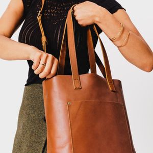 Custom Fashion Women's Genuine Leather Tote <b>Bag</b>-Water Resistant Large Capacity Messenger & Crossbody Shoulder <b>Bag</b> - Product Image 5