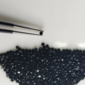 พลอยออนิกซ์สีดำธรรมชาติ 2.25 มม. ทรงกลมเจียระไนแบบบริลเลียนท์ คุณภาพดีที่สุด พลอยหลวมสำหรับทำเครื่องประดับ เรดเมาน์เทน เจมส์ R2BORDCT225 - Product Image 1
