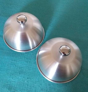 Tapa de acero inoxidable para asar, cubierta pequeña de metal para cocinar al vapor, tapa para parrilla para queso y hamburguesas - Product Image 4