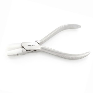 Premium Eyeglass <b>Adjustment</b> Tool Smooth Jaws Prevent Scratches Optical Instrument Optician Nylon Jaw Plier 140mm Stainless Steel - Product Image 1