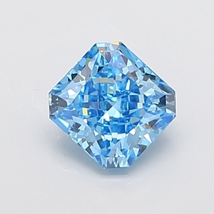 Diamant bleu fantaisie vif de 1,41 ct, cultivé en laboratoire, taille carrée coussin modifiée, clarté VS2, finition EX, diamant bleu en vrac, fournisseur en gros - Product Image 1
