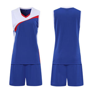 Conjunto de Uniforme de Voleibol con Estampado por Sublimación, Sin Mangas, de Poliéster de Secado Rápido, Jersey y Pantalones Cortos para Entrenamiento y Partidos, Ropa Deportiva con Logotipo Personalizado - Product Image 4