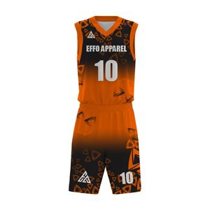 Ensemble short et maillot de basket réversibles, vêtements de sport respirants, fabrication OEM, marque privée, fournisseur en gros - Product Image 5