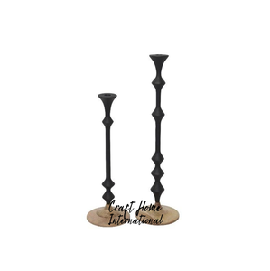 Candelabro de Estilo Nórdico Hecho a Mano con Base de Aluminio Impermeable con Impresión UV, Centro de Mesa Minimalista Escandinavo Moderno - Product Image 5