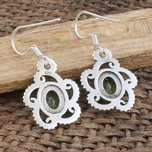 Boucles d'oreilles en péridot vert naturel, pierre de naissance d'août, bijoux fins pour femmes, cadeau d'anniversaire, pierre précieuse certifiée - Product Image 6