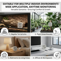 Capteur intelligent de température et d'humidité Tuya Zigbee, thermomètre et hygromètre d'intérieur, alimenté par batterie, pour hôtel et maison