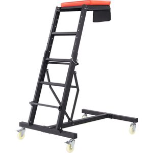 Chariot d'atelier automobile réglable haute capacité 400 LBS avec 4 roues pivotantes 49,6''-75,6'' pour outils de réparation automobile - Product Image 1