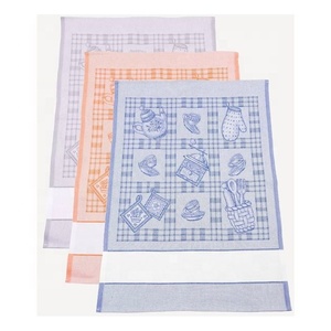 Mitaines élégantes élégantes théière brodée absorbante meilleure vente serviette de cuisine 100% coton de haute qualité du fabricant indien - Product Image 1