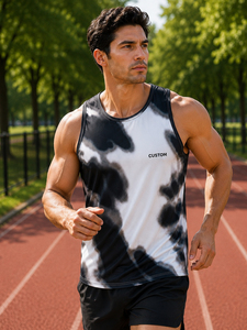 High Quality Casual Knitted 100% Gym <b>Vest</b> Tank Top for <b>Men</b> <b>White</b> Tight Muscle Fitness Ribbed Sporty Fitness Wear - Product Image 5