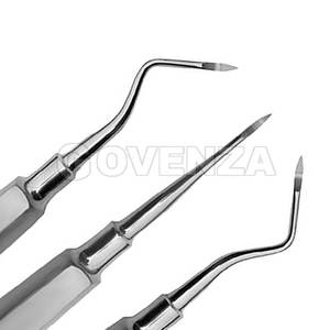 Juego de Elevadores Dentales Manuales Premium para Extracción de Raíces, 3 Piezas, Acero Inoxidable, Instrumentos de Extracción Dental con Certificación CE - Product Image 4