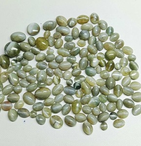 Natural <b>Cat</b> Eye Cabochon Loose Stones for Jewelry Making Low MOQ Bulk Chrysoberyl <b>Cat</b>’s Eye Gemstone Mixed Size Polished Stone, - Product Image 3