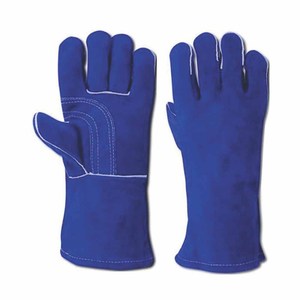 Gants de soudeur en cuir de vachette de qualité supérieure, résistants à l'abrasion et à la chaleur, pour la lutte contre les incendies et le barbecue - Product Image 1