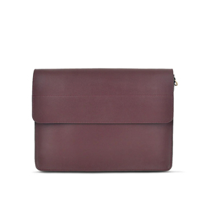 Modern Sleek Leather Laptop Bags For Travel Business Trips And Work With Comfortable Shoulder Strap - Product Image 2