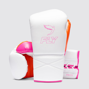 ถุงมือชกมวยฟลายคุณภาพพรีเมียม หนังวัวแท้ สั่งทำพิเศษ สวมใส่สบาย - Product Image 1