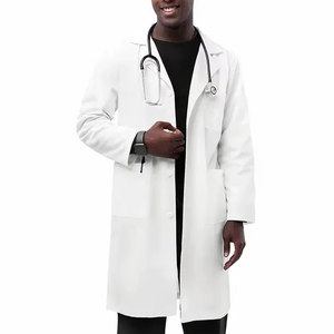 Bata de Laboratorio Médica de Alta Calidad y Duradera, Diseño 2026, Estilo Uniforme de Hospital, Fabricada en Tela de Lona, Hecho en Pakistán, Superventas - Product Image 1