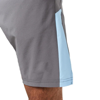Ensemble d'été décontracté pour hommes, grande taille, deux pièces, t-shirts tricotés à manches courtes en polyester/coton, fins et respirants