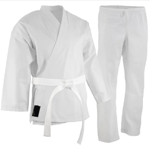 Uniforme de Karate Rosa 100% Algodón 160g, Unisex para Adultos, Corte Holgado, de una Pieza, para Artes Marciales, con Cinturón Negro y Logotipo en la Parte Trasera del Cuello, Disponible en Stock - Product Image 3