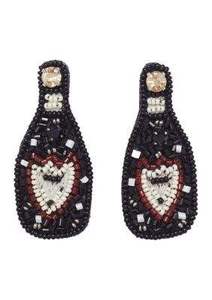 Pendientes de cuentas coloridos y modernos, joyería artesanal llamativa para niñas y mujeres a precio económico. - Product Image 3