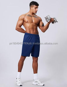 Pantalones Cortos Deportivos Clásicos Casuales para Hombre con Logotipo Frontal, Estilo Urbano, Transpirables, de Secado Rápido, de Algodón, con Cordón Ajustable - Product Image 4