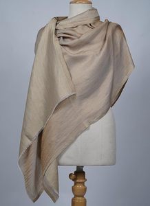 Elegante chal reversible Zari para mujer, suave, de dos tonos, diseño exclusivo, estilo étnico, bufanda de moda para festivales. - Product Image 2