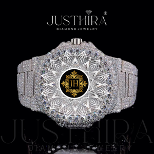 Reloj de Lujo Hip Hop con Diamantes Moissanite, Estilo Bling Iced Out, con Movimiento Japonés, Caja de Acero Inoxidable, Resistente al Agua, al Mejor Precio - Product Image 5