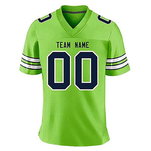 OEM American Football Jersey Men's V-Neck Short Sleeve Sublimated Printed American Football Jersey by Star <b>Crystal</b> Enterprises - Product Image 2