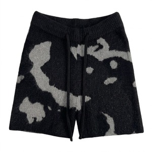 High-quality Knitted Solid Casual Men's Eco-Friendly Mohair Shorts Custom Logo Waterproof Knee <b>Mid</b> - Product Image 4