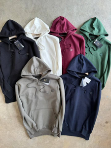 Sudadera con Capucha Personalizada OEM ODM con Logotipo Bordado, Diseño Vintage, 450 GSM, Efecto Desgastado por el Sol, Felpa de Algodón, con Pedrería, para Hombre, Invierno - Product Image 3