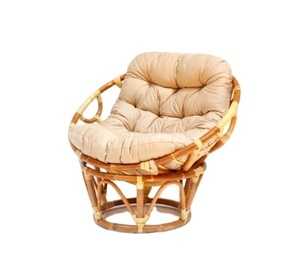 RAY ROCK PAPASAN CHAIR Chaise Papasan confortable et élégante avec coussin confortable Idéal pour la détente pour la maison - Product Image 1