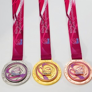 Medaglia Girevole Personalizzata con Logo, Medaglia Accademica <span class=keywords><strong>Matematica</strong></span> a Doppia Rotazione, Souvenir in Metallo, Medaglia Sportiva 3D Smaltata per Mezza Maratona - Product Image 6