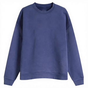 เสื้อสเวตเชิ้ตคอกลมผู้หญิง สีพื้น แขนยาว ผ้าถักผสมฝ้าย สวมใส่สบาย ระบายอากาศได้ดี ทรงปกติ เหมาะสำหรับใส่ในฤดูใบไม้ร่วง - Product Image 6