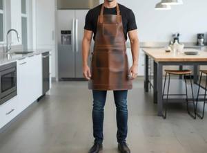 Tablier de luthier en cuir durable pour la fabrication de violons et de guitares, équipement professionnel pour atelier de réparation d'instruments LPN-0278 - Product Image 2