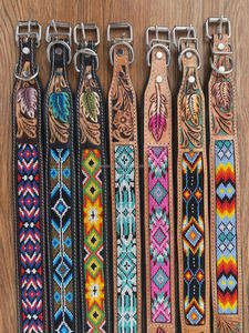 Collar de perro de cuero mecanizado a mano occidental, collares para mascotas con Calavera, producto a granel al por mayor, Collar suave y duradero - Product Image 6