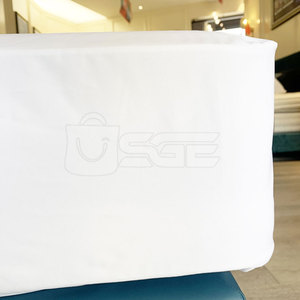 Cubrecama de poliéster directo de fábrica con tela transpirable y protección confiable, funda para colchón de poliéster - Product Image 4
