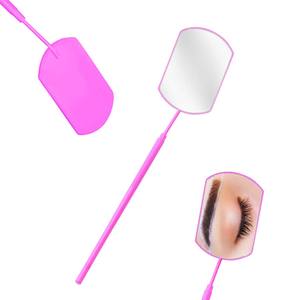 กระจกต่อขนตาแบบมีไฟสำหรับร้านเสริมสวย ยี่ห้อ Mirror Wholesale Beauty Private Label รับผลิตแบบ OEM น้ำหนักเบา - Product Image 1