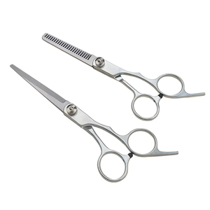 Juego de Tijeras de Peluquería Profesionales con Hoja Curva, Tijeras de Acero Inoxidable para Cortar y Entresacar Cabello - Product Image 4