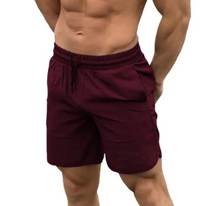 Men's Solid Navy Quick Dry Shorts With Pockets Drawstring Waist Casual Sport Wear - Product Image 2